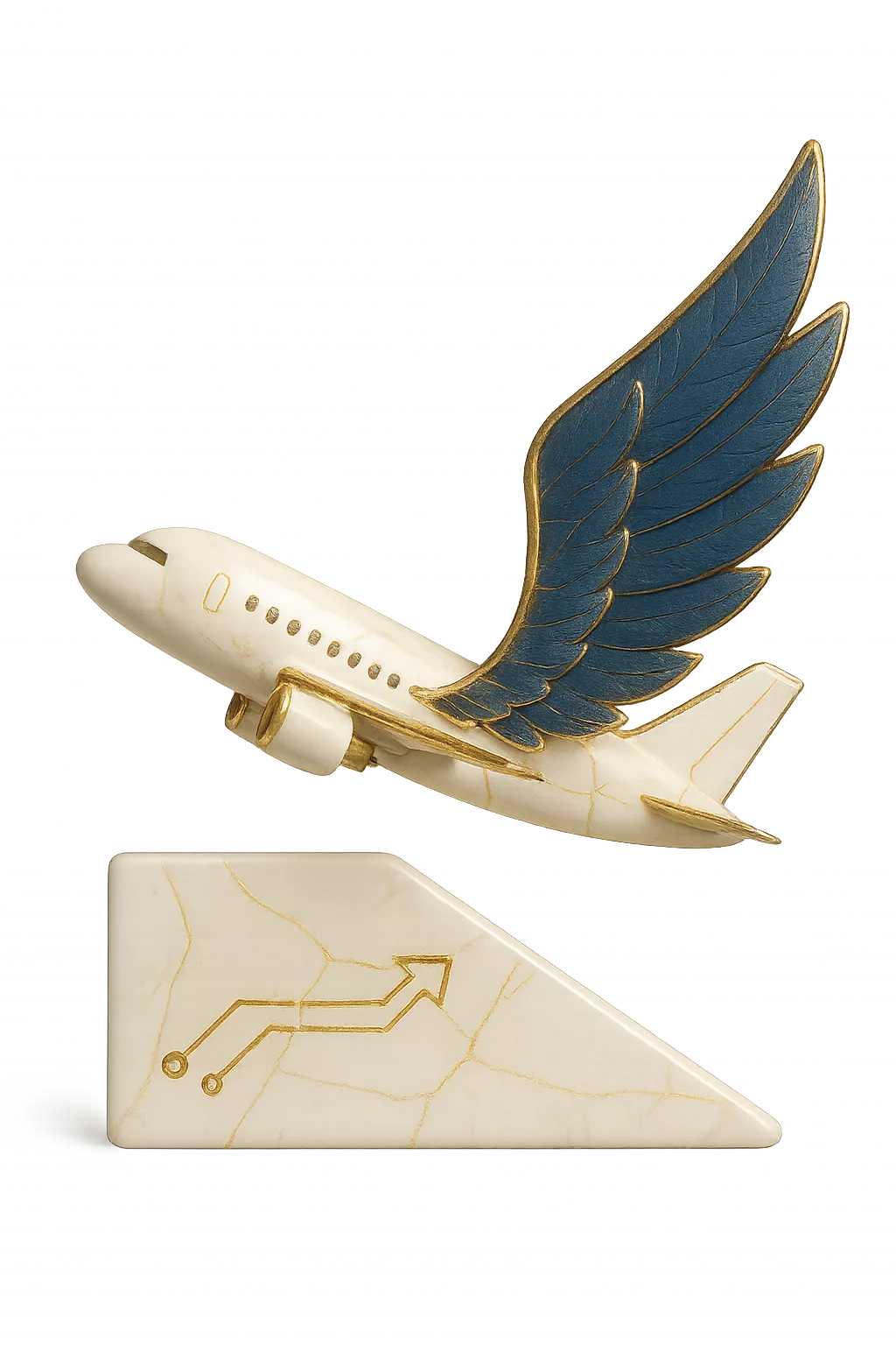 Marble plane with angelinsight wing