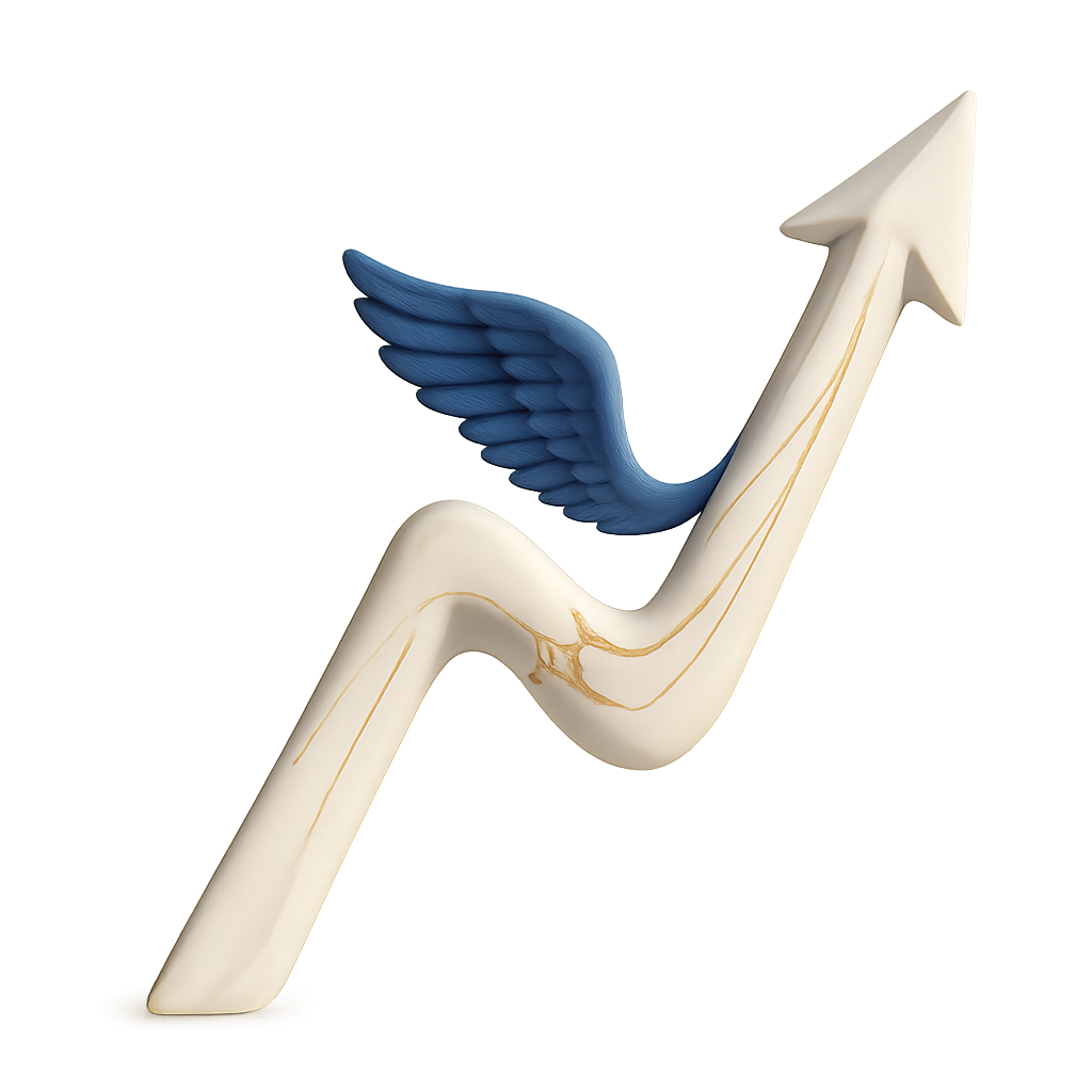 Flèche qui monte vers le haut Angelinsight